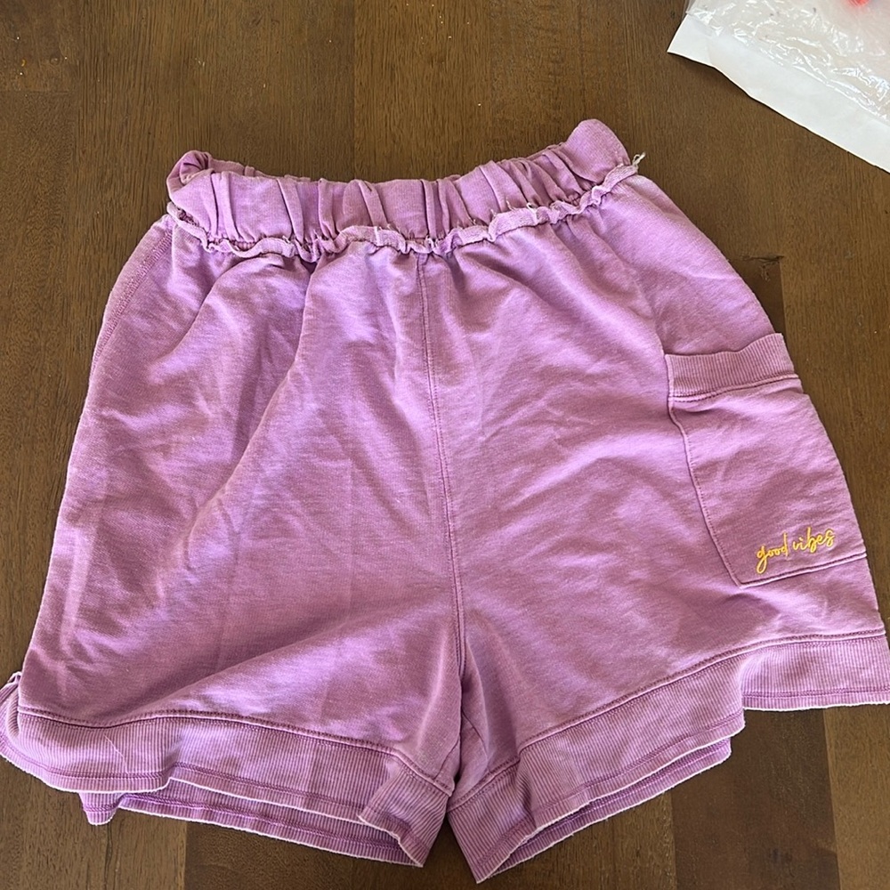 Free people good vibes sleep shorts